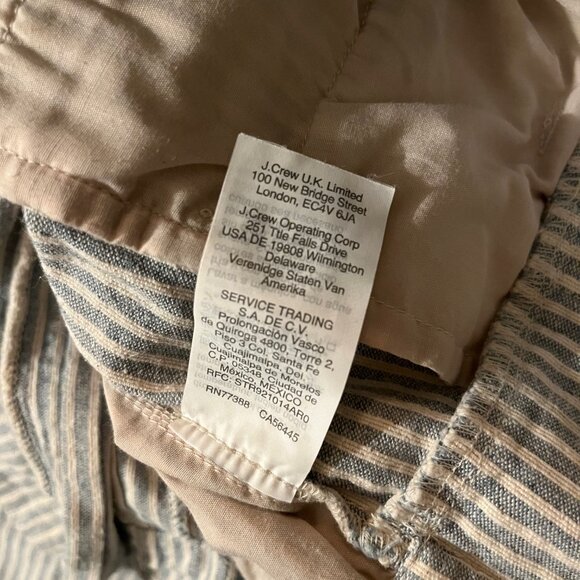 Madewell x The New Denim Project Patchwork Paperbag Pants Stripe - Picture 4 of 6